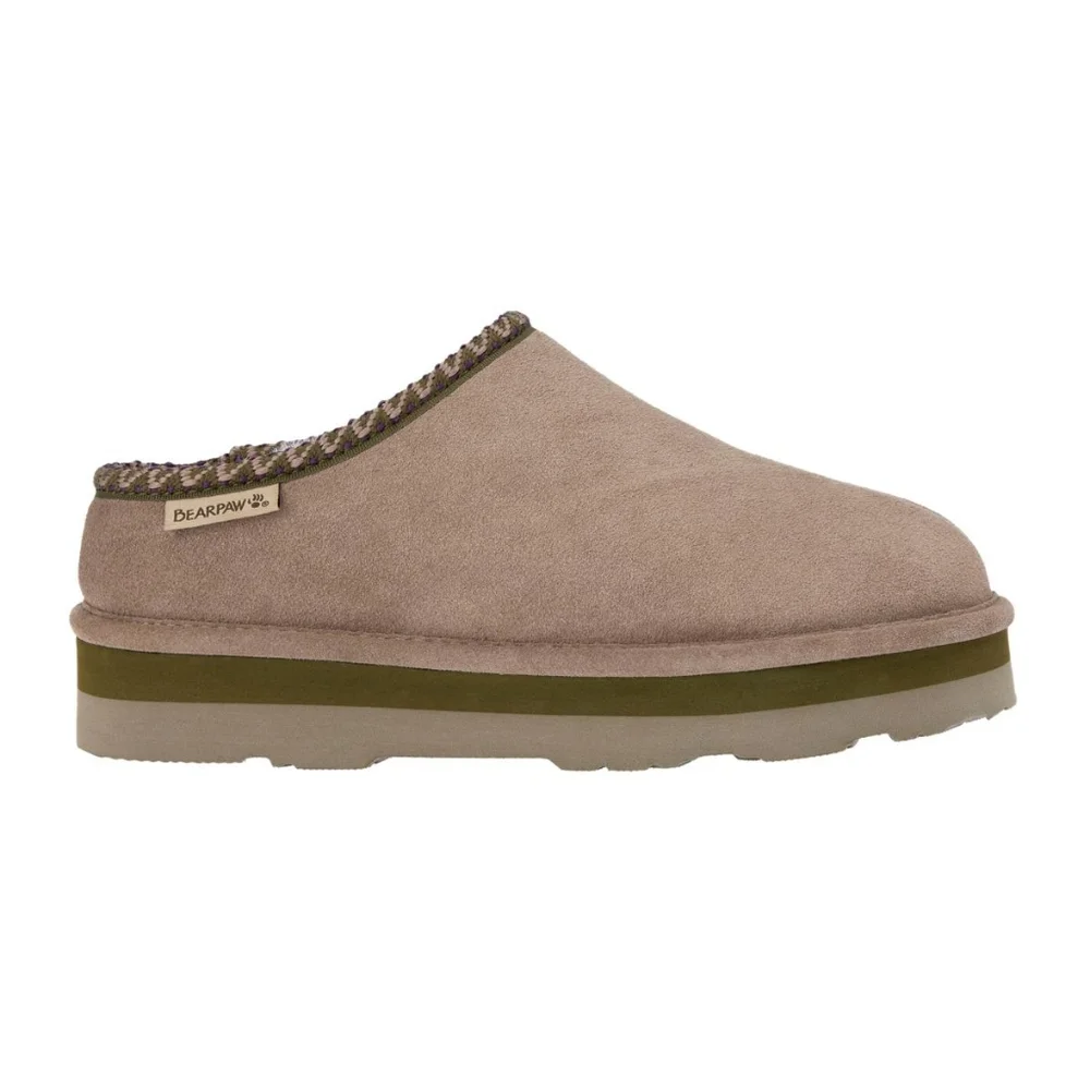 BEARPAW mule Lucille Water and Stain-Repellent Suede Easy slip-on/slip shoes